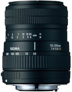 Sigma 55-200mm DC