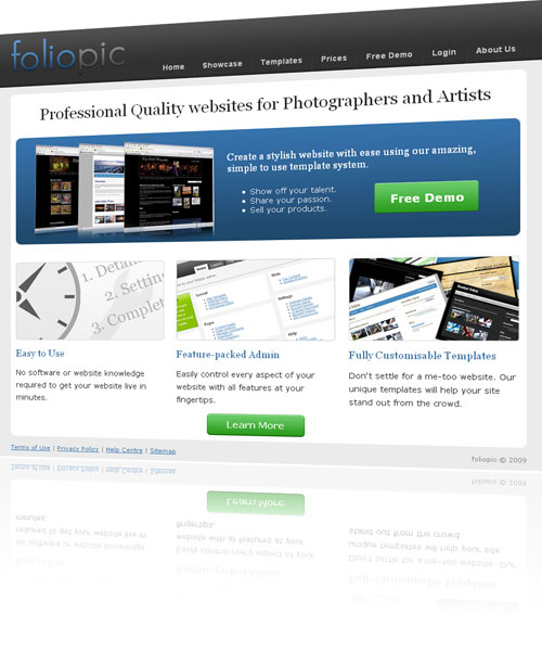 foliopic websites for photographers