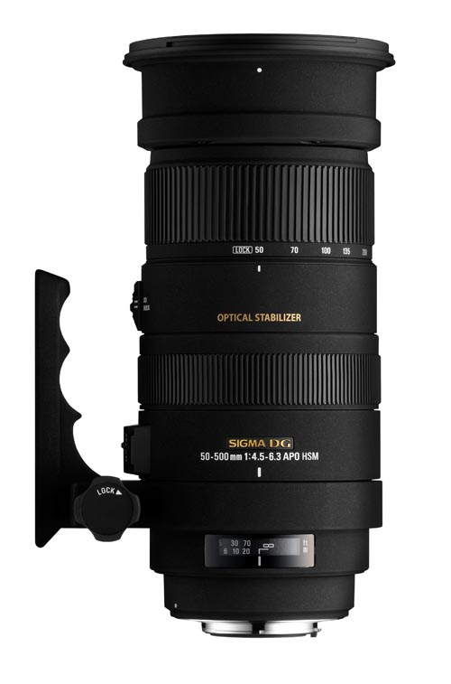 Sigma 50-500mm f/5-6.3 DG OS HSM lens 