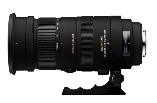 Sigma 50-500mm f/5-6.3 DG OS HSM lens