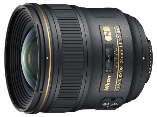 Nikon AF-S 24mm f/1.4 G ED lens