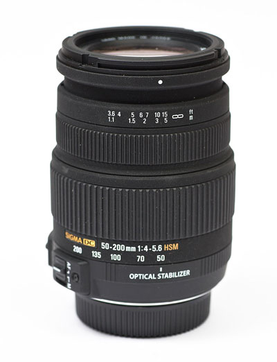 Sigma 50-200mm f/4-5.6 DC OS HSM main image