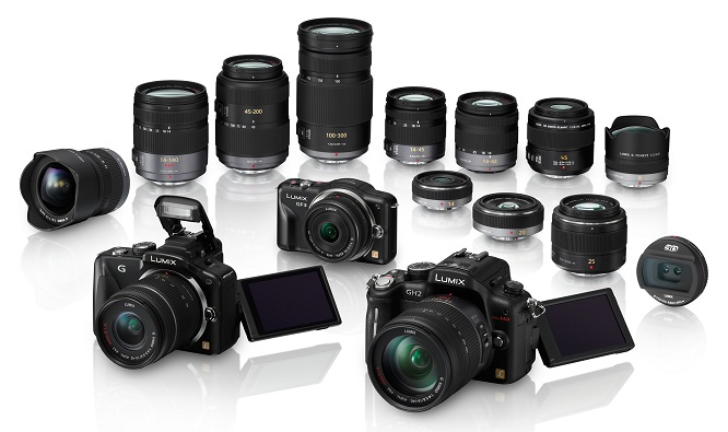 Panasonic Lumix GF3, G3, GH2, and Lenses