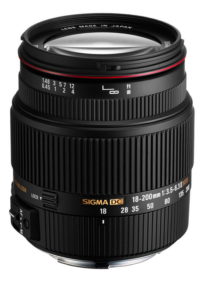 18-200mm f/3.5-6.3 II DC OS HSM