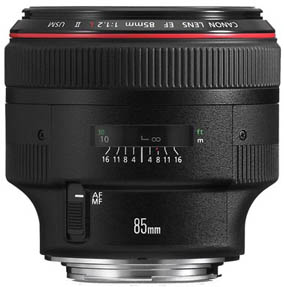 Canon 85mm f/1.2