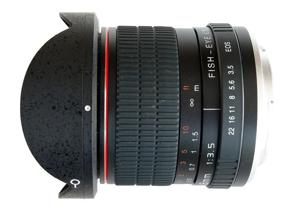 Kelda 8mm F3,5 Side View