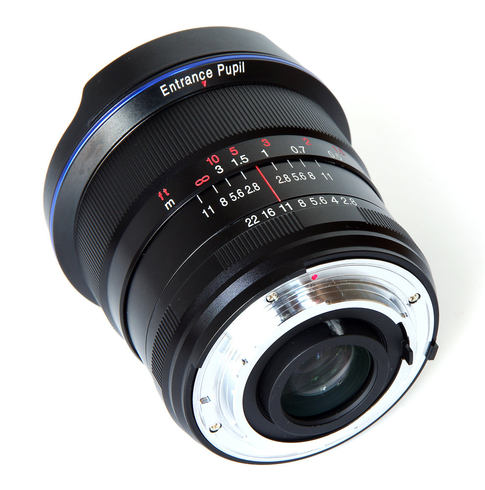 Laowa 12mm F2,8 Rear Oblique View