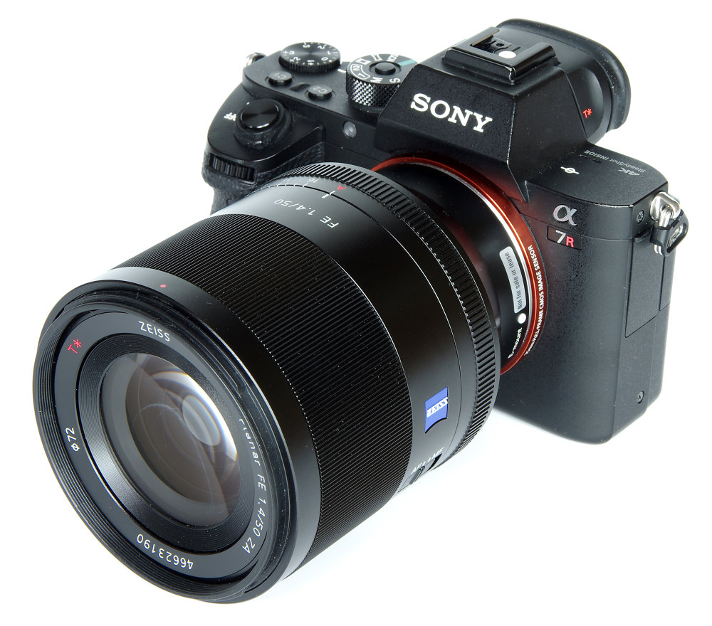 Sony 50mm F1,4 Za On A7r Ii