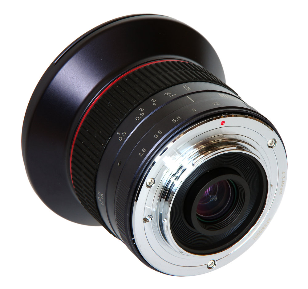 Meike 12mm F2,8 Oblique Rear View