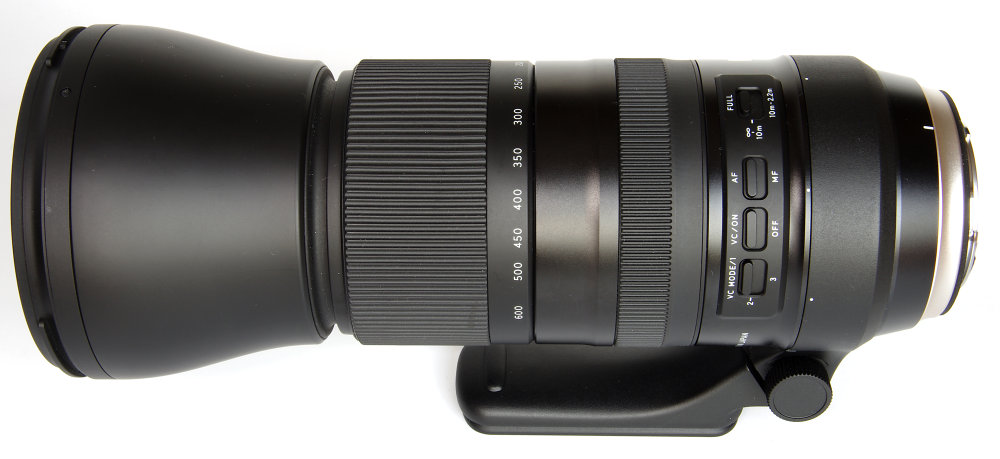 Tamron 150 600mm Side View