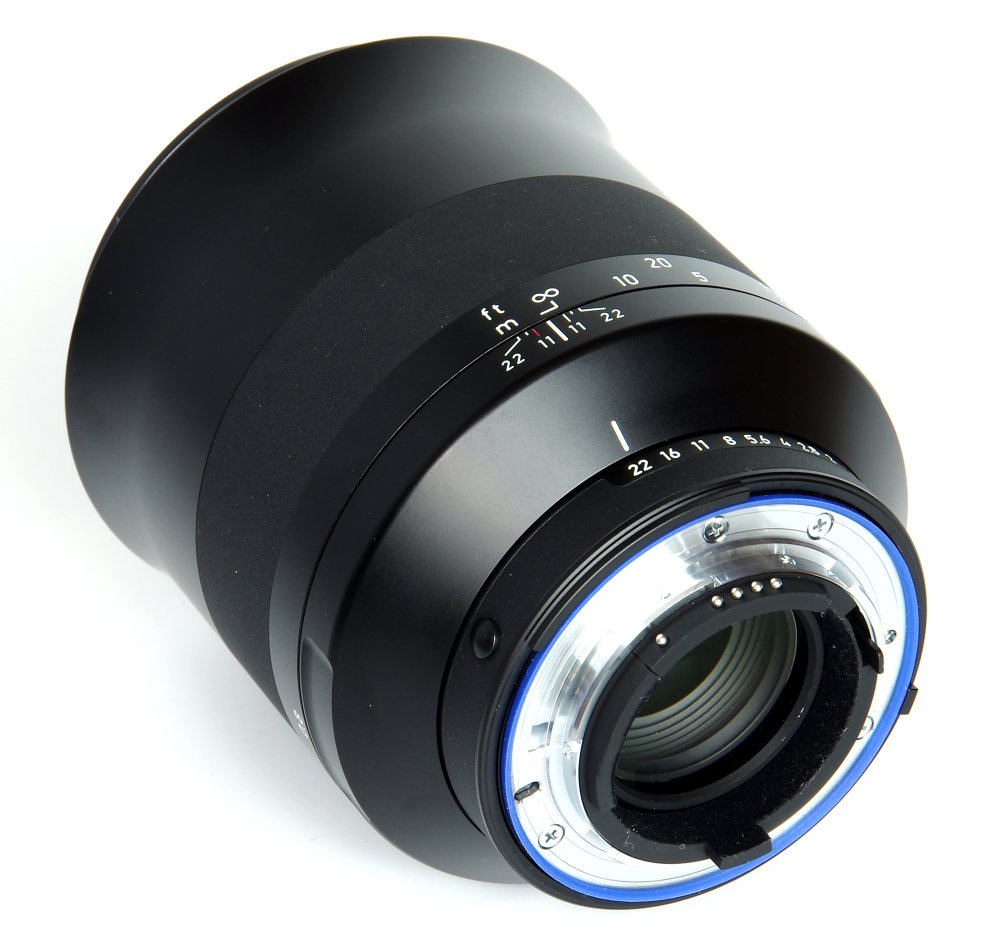 Zeiss Milvus 135mm F2 Rear Oblique View