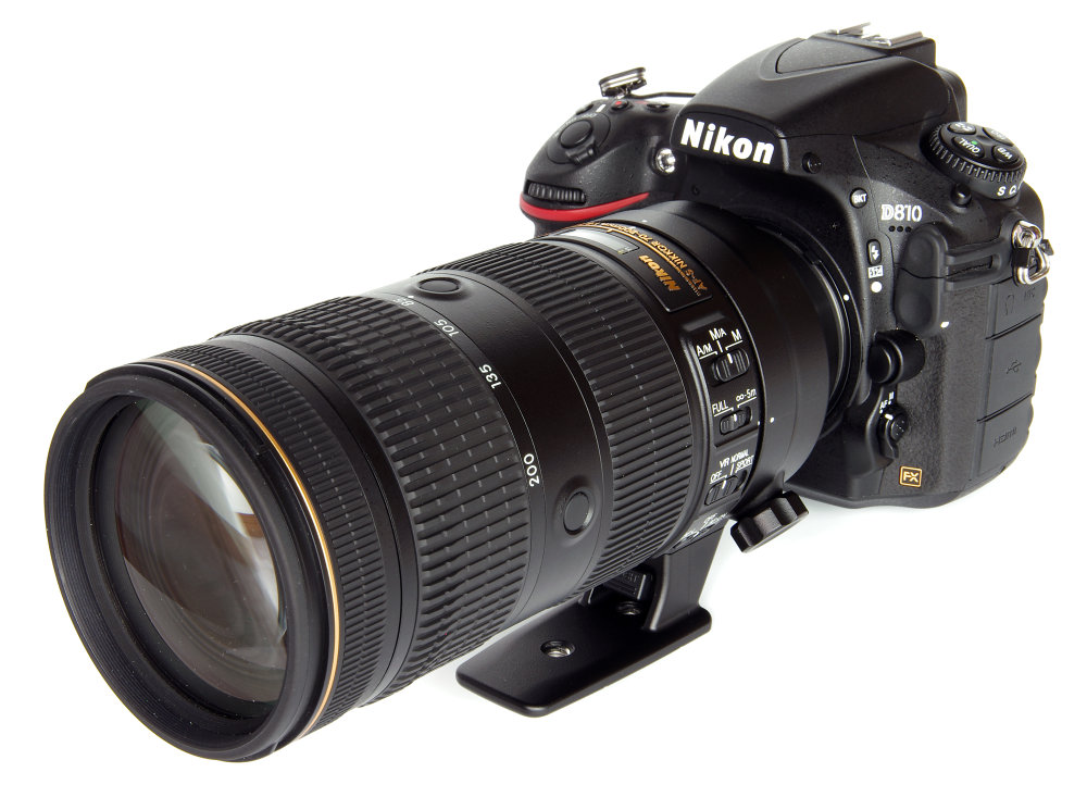 Nikkor 70 200mm F2,8 Fl Ed Vr On Nikon D810