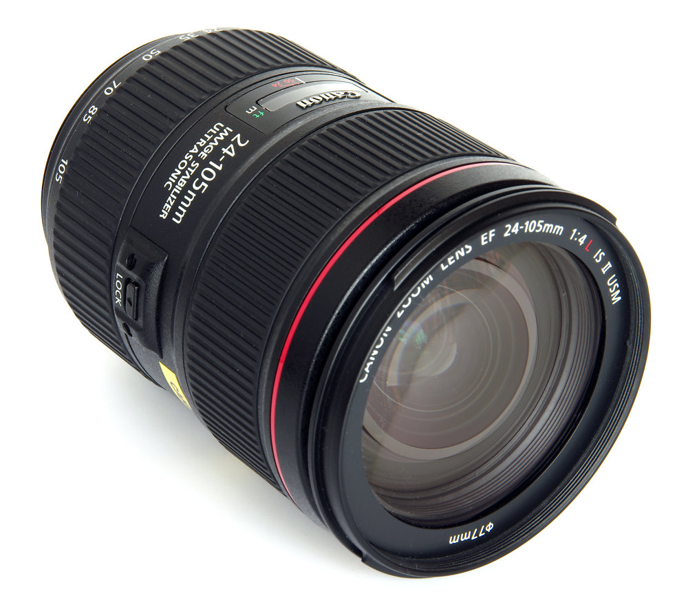 Canon Ef 24 105mm F4l Is Ii Usm Front Oblique View