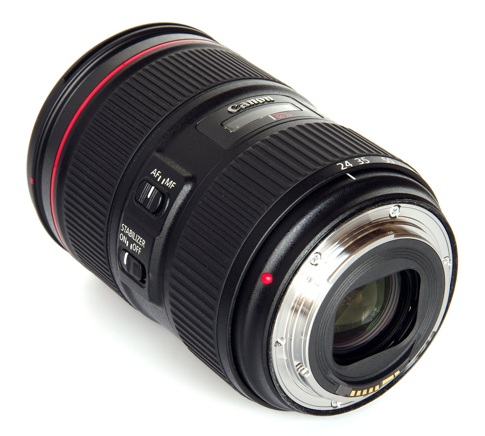 Canon Ef 24 105mm F4l Is Ii Usm Rear Oblique View