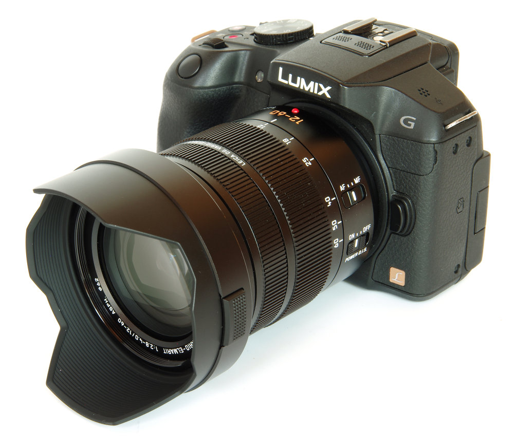 Leica Vario Elmarit 12 60mm With Hood On Lumix G6