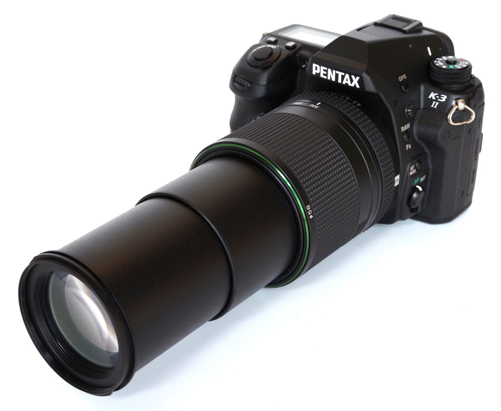 Hd Pentax 55 300mm Ed Plm Wr Re On K3ii Body With Lens At 300mm