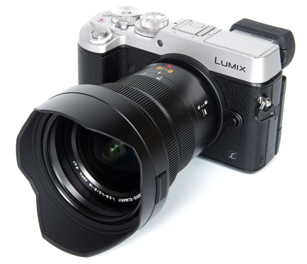 Panasonic Leica 8 18mm With Hood On Gx8