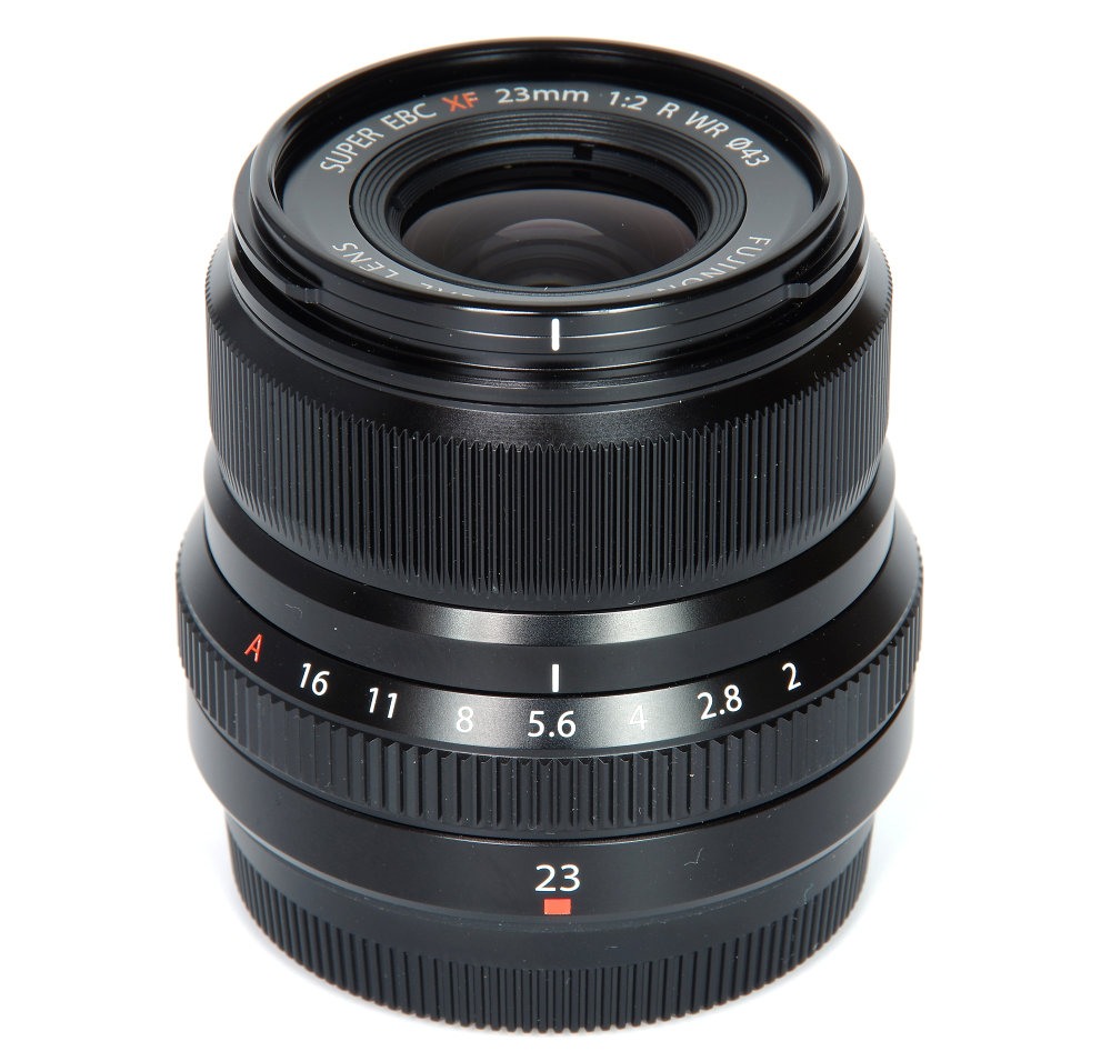 Fujinon Xf 23mm F2 Vertical View