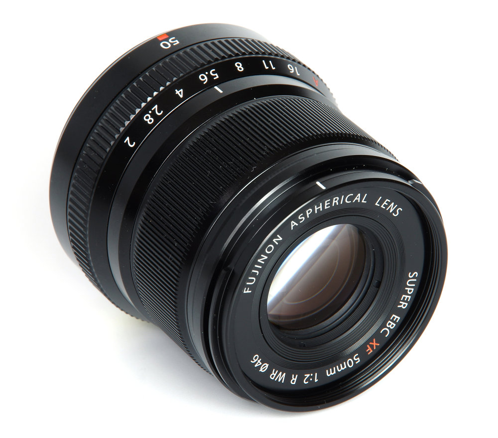 Fujinon Xf 50mm F2 Front Oblique View