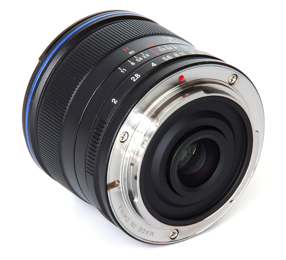 Laowa 7,5mm F2 Rear Oblique View