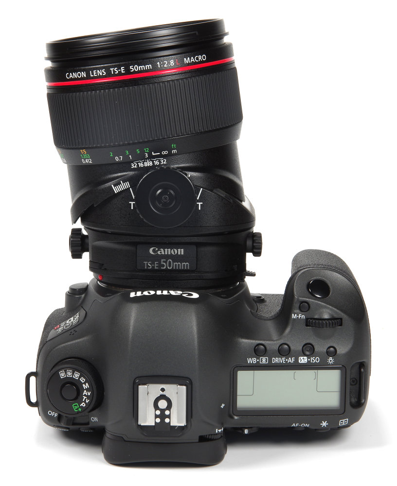 Canon Ts E 50mm F2,8l On 5dsr Maximum Tilt Left