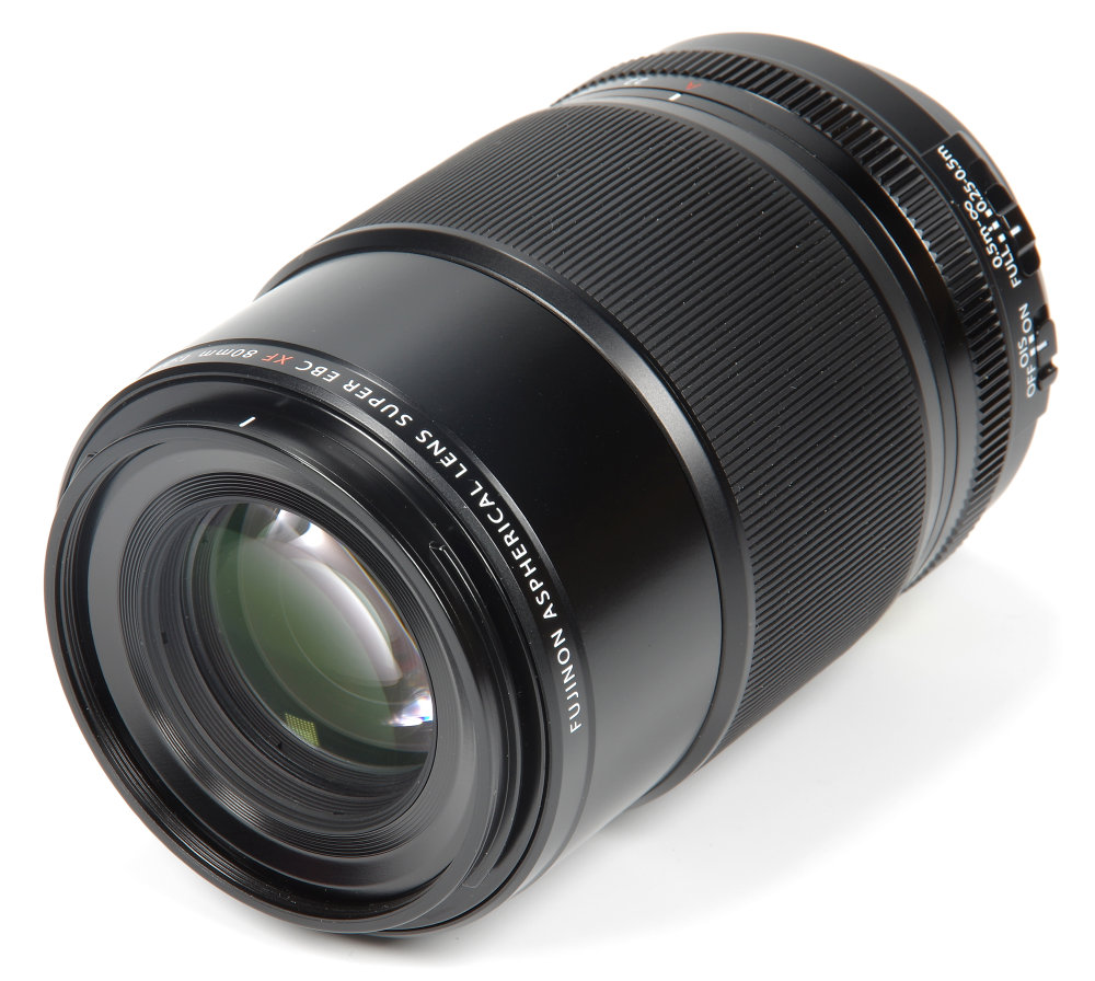 Fujinon 80mm F2,8 Macro Front Oblique View