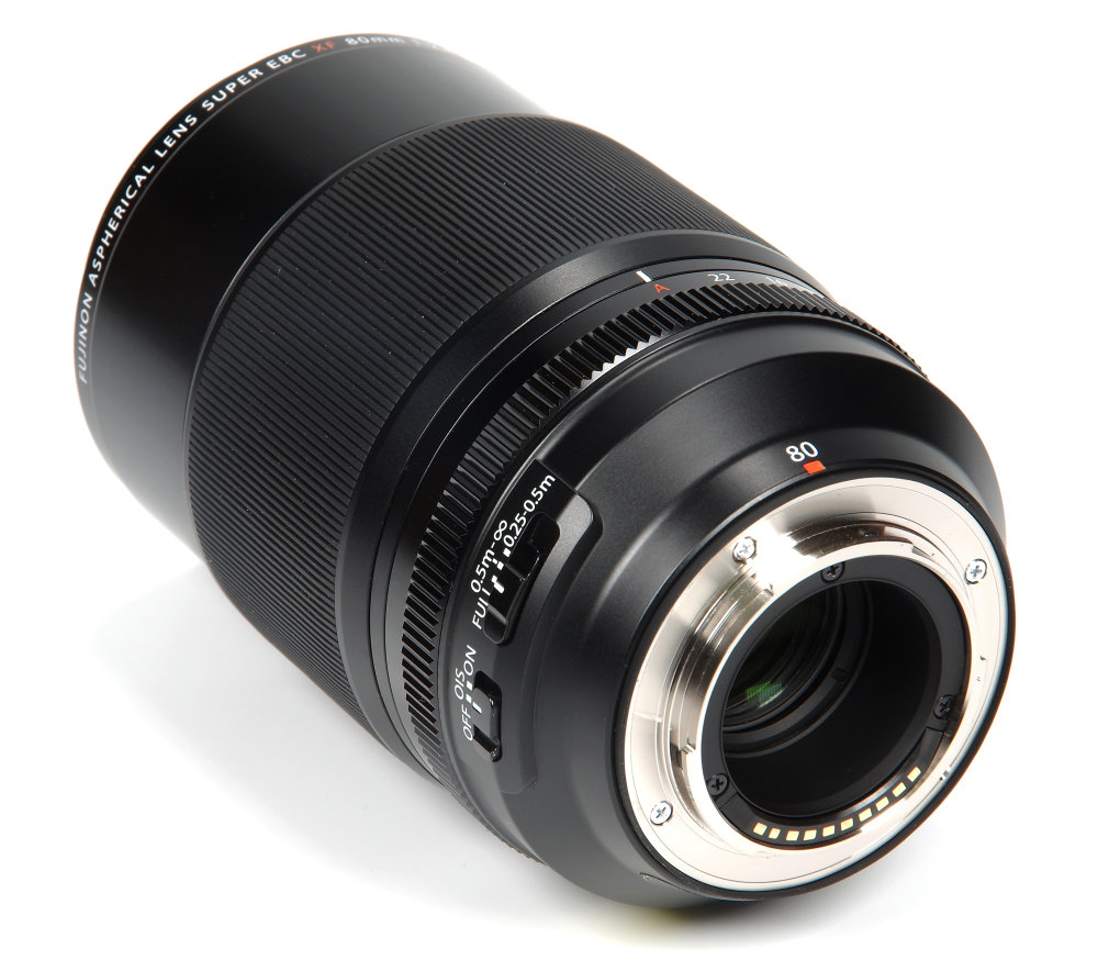 Fujinon 80mm F2,8 Macro Rear Oblique View