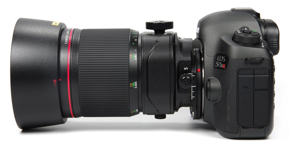 Canon Ts E 135mm F4l Macro On Canon 5dsr Maximum Shift Turned Through 90 Degrees