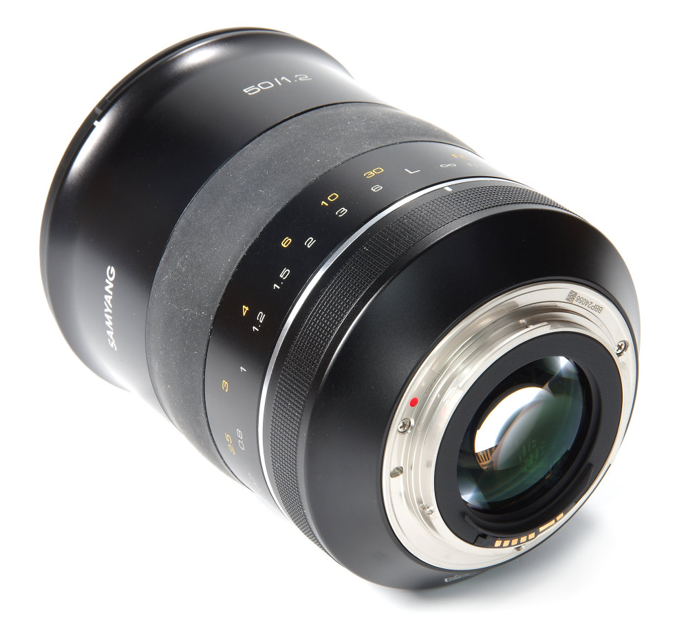 Samyang Xp 50mm F1,2 Rear Oblique View