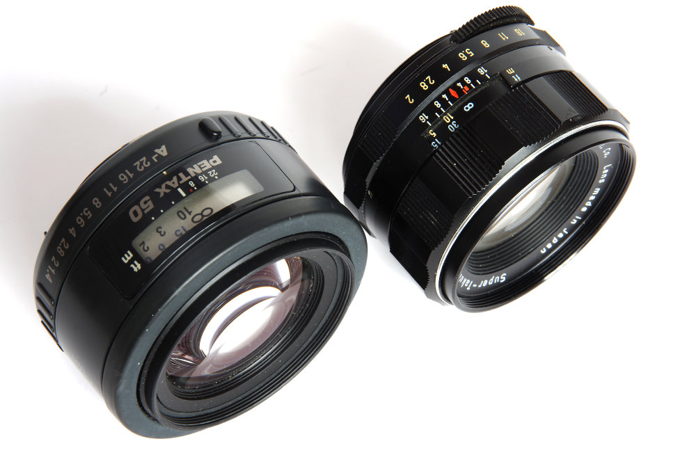 Super Takumar 55mm F2 And Smc Pentax Fa 50mm F1,4