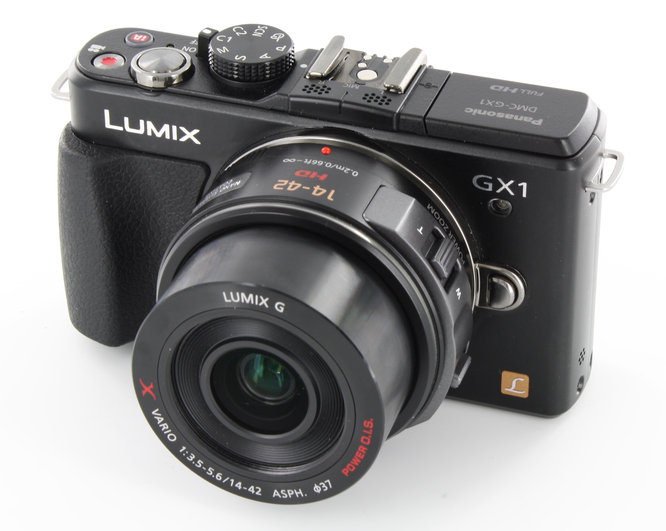Panasonic Lumix GX1 - Lens / Camera On Panasonic Lumix GX1 - Lens / Camera On